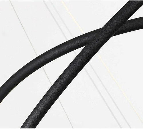 Lampa wisząca LED Okręgi Altavola czarna 150cm nowoczesna do salonu z regulacją