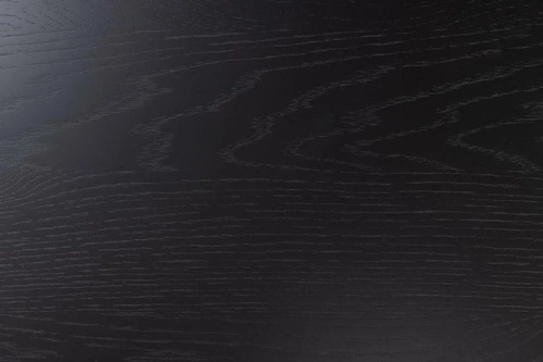 Stół rozkładany do jadalni Montreux nowoczesny czarny fornir dębowy 180–219x90 cm Actona