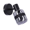 Kinkiet Yuki lampa czarny matowy 1x15W  E14 klosz dymiony