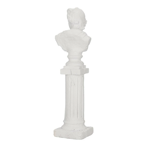 Figurka dekoracyjna Popiersie Magnezji białe nowoczesna do salonu lub na prezent Intesi