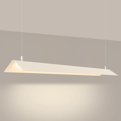 Lampa wisząca LED ELVA beżowa nowoczesna regulowana do salonu i jadalni nad stół