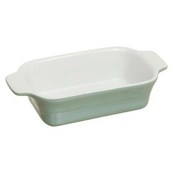 Naczynie ceramiczne do zapiekania prostokątne zielone 22x11 cm UNIQUE