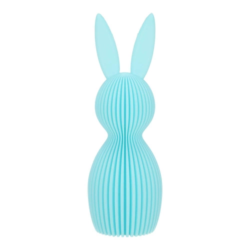 Intesi figurka wielkanocna królik duży turkusowy nowoczesna dekoracja na stół do salonu