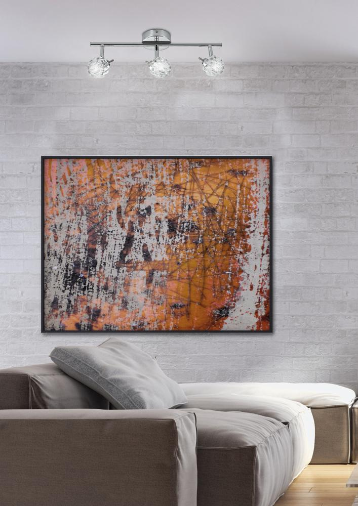 Nowoczesna lampa sufitowa Bombola chrom 3-punktowa regulowana do salonu i sypialni