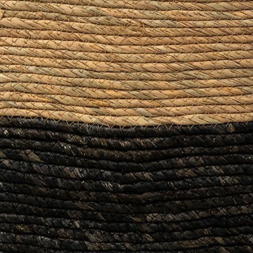 Kosz dekoracyjny boho do przechowywania 31x31cm 5five simply smart czarny kwadratowy