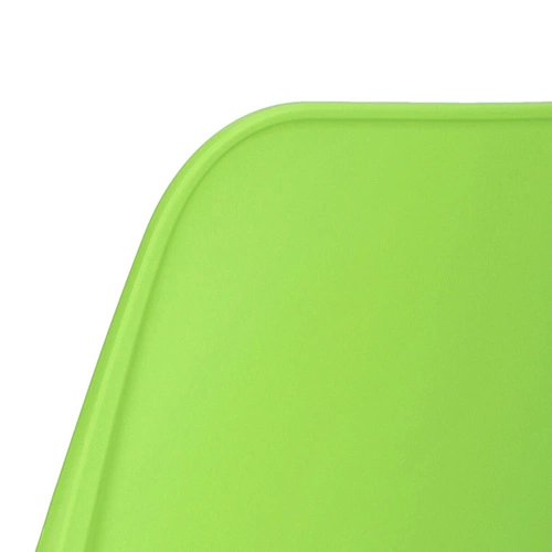 Krzesło ogrodowe Ginevra zielone z tworzywa sztaplowane nowoczesne do ogrodu SCAB Design