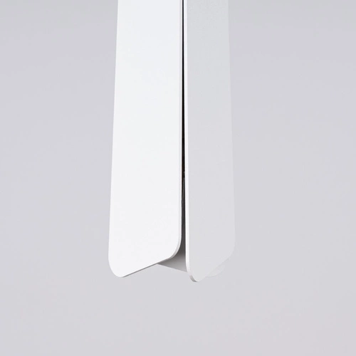 Lampa wisząca PRYSM 1 biała nowoczesna do salonu i kuchni stalowa pojedyncza 120 cm