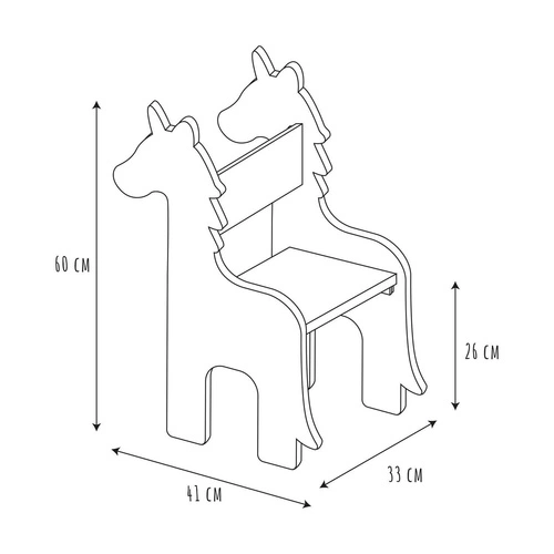 Krzesło dziecięce Unicorn