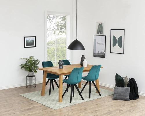 Krzesło Dima VIC bottle green /black welwetowe