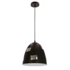 Lampa wisząca Patch 29 1x60W E27 czarny  + chromowany dekor