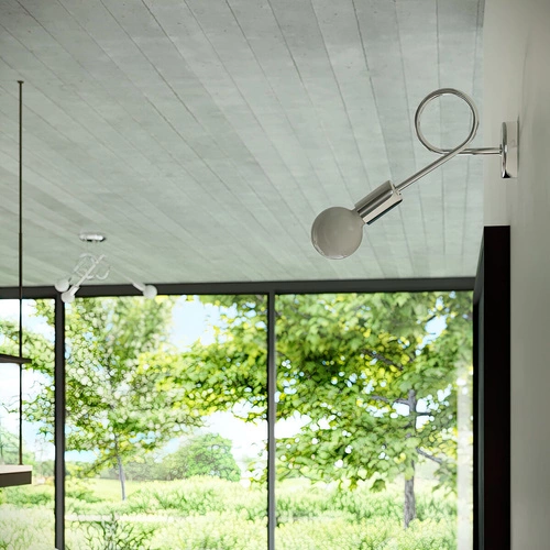 Żyrandol loftowy LOOP 3 chrom stalowy 3-punktowy do salonu i jadalni Sollux Lighting