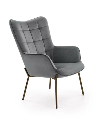 Fotel Cabres szary/ czarny