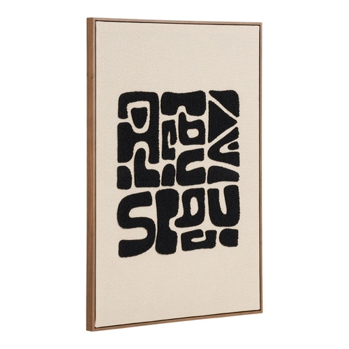 Obraz dekoracyjny Tine 50x70 boho czarno‑brązowy do salonu House Nordic