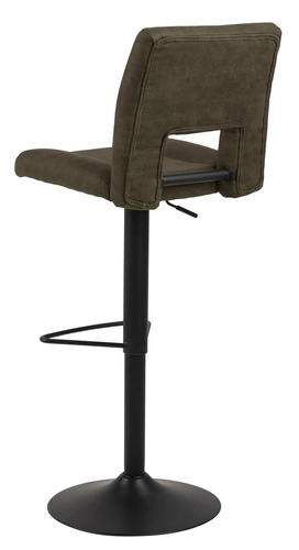 Hoker Sylvia zielony obrotowy z regulacją wysokości i oparciem nowoczesny do kuchni Actona