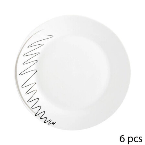 Zastawa stołowa Esquisse 5five simply smart 18-elementowa ceramiczna biała do jadalni zmywarka