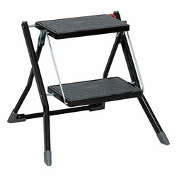 Stołek drabinka składana 2-stopniowa czarna metalowa nowoczesna do domu 5five simply smart