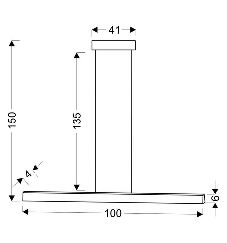 Lampa wisząca LED Coconut brązowa 100 cm nowoczesna do salonu i nad stół