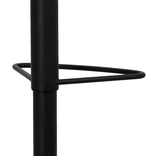 Hoker z oparciem Sylvia brązowy regulowany obrotowy nowoczesny do kuchni i jadalni Actona