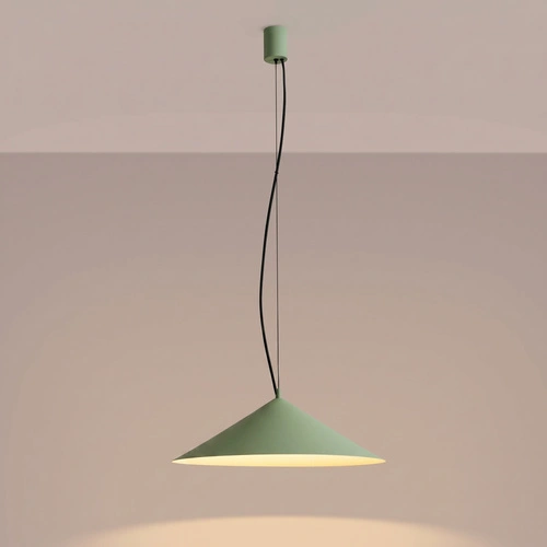 Lampa wisząca FINT LED szałwiowa regulowana do salonu 50 cm