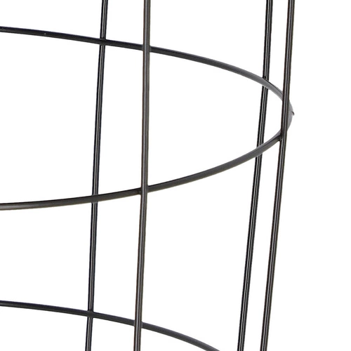 Stolik kawowy Cocotte okrągły metalowy czarny z funkcją przechowywania do salonu industrialny Intesi