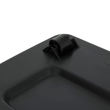 Kosz do segregacji śmieci 36L Slow czarny szary plastikowy do kuchni i biura 5five