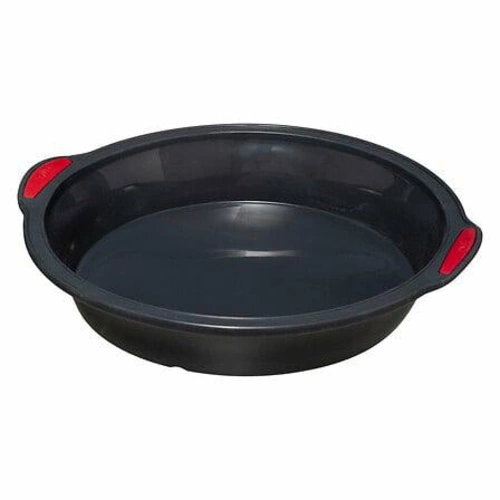 Forma do pieczenia okrągła 26cm           silikonowa szara
