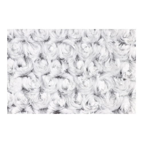 Koc gruby Rose Grey 180x130 cm miękki i puszysty na kanapę lub do salonu Intesi