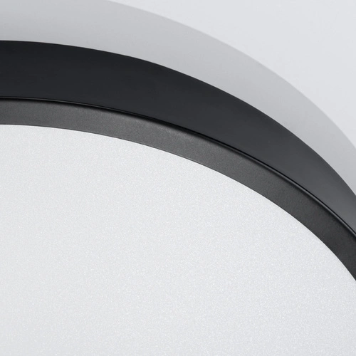 Plafon sufitowy LED ONYX 50 czarny nowoczesny okrągły do salonu i sypialni SOLLUX