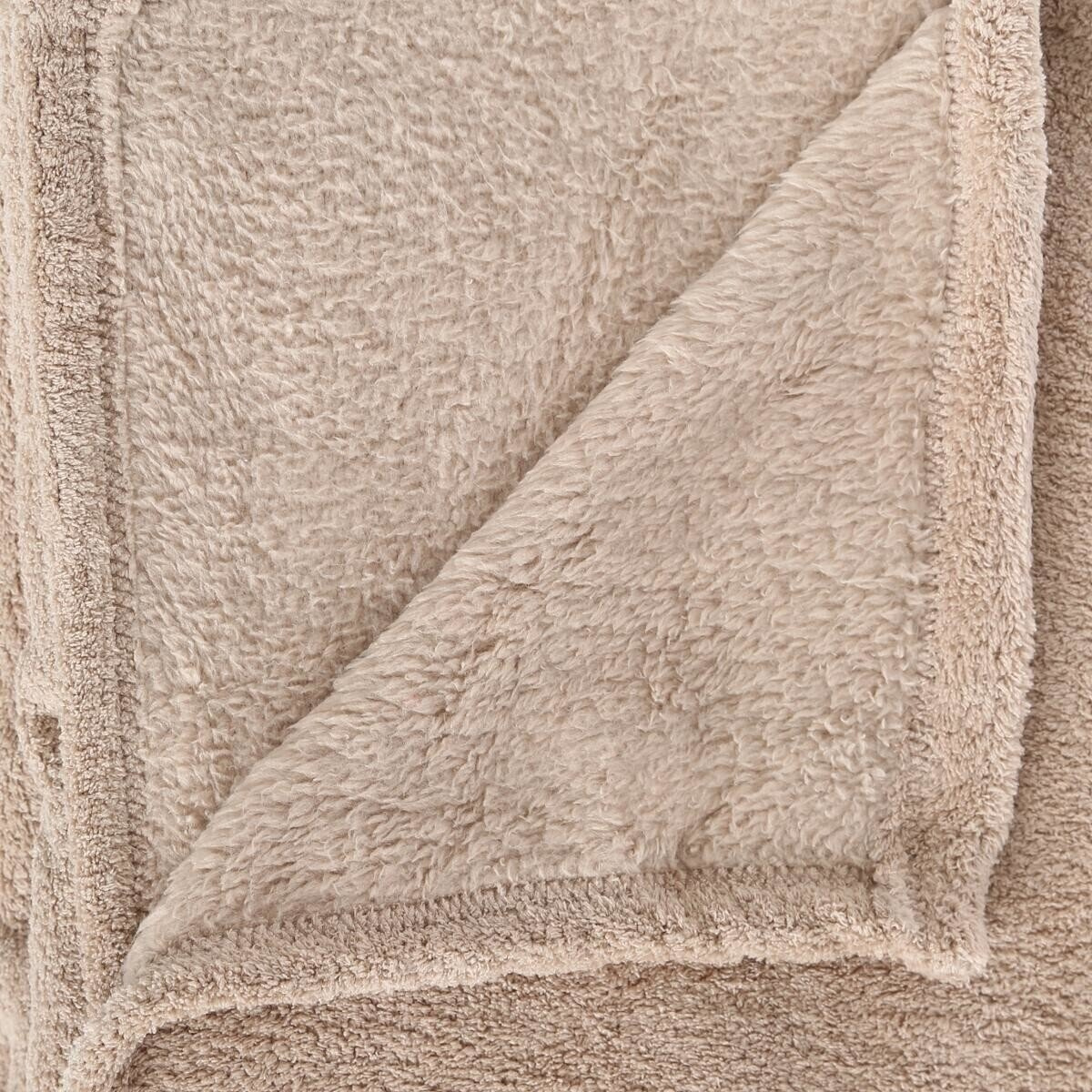 Koc Pled mikrofibra 130x180cm beżowy