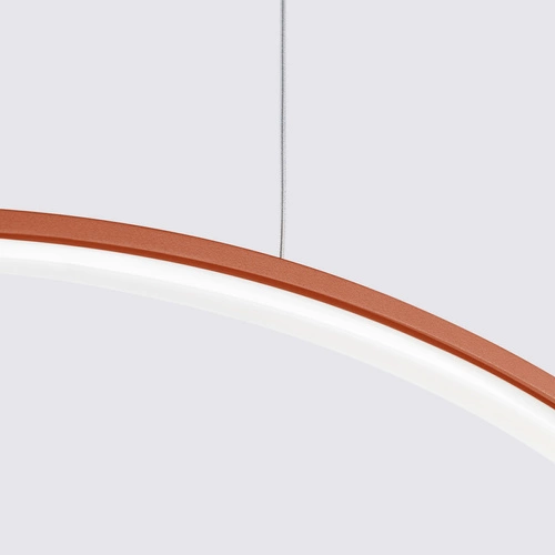 Lampa wisząca LED RIO 55 czerwona nowoczesna regulowana nad stół do salonu lub kuchni