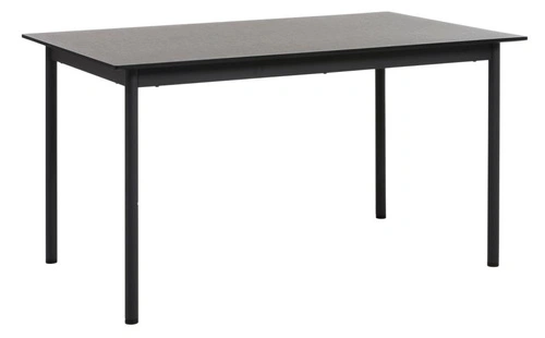 Stół Pensacola czarny 85x140 nowoczesny stół do jadalni i salonu