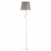 Lampa podłogowa FOGO chrom szara