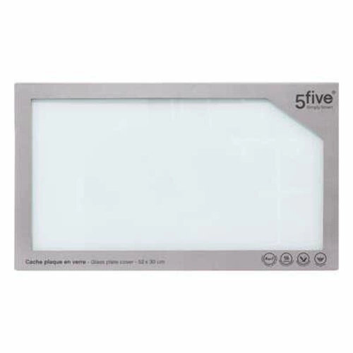 Deska do krojenia szklana biała marble 52x30 cm