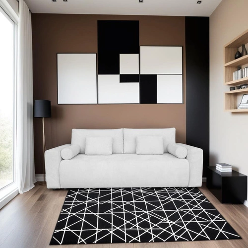 Sofa rozkładana Dores 3 osobowa z funkcją spania i pojemnikiem szara jasna do salonu