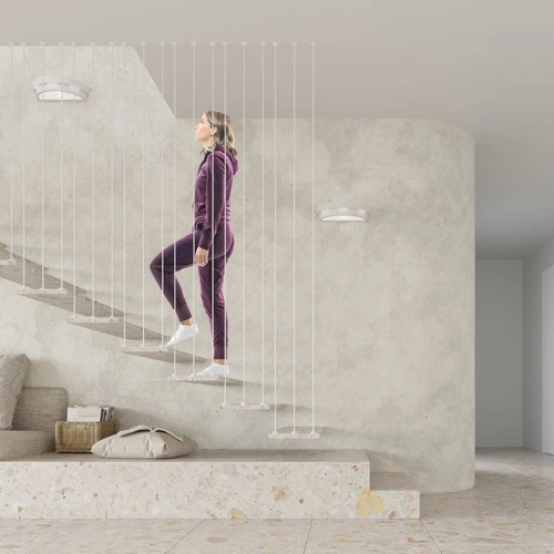 Kinkiet ścienny ceramiczny HELIOS biały nowoczesny do salonu i sypialni marki Sollux