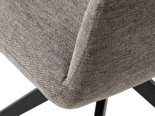 Krzesło obrotowe Roxana do jadalni tapicerowane z podłokietnikami