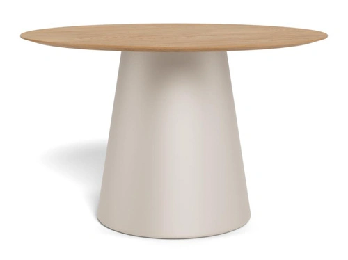 Stół okragły Soli 120cm dąb/kaszmir