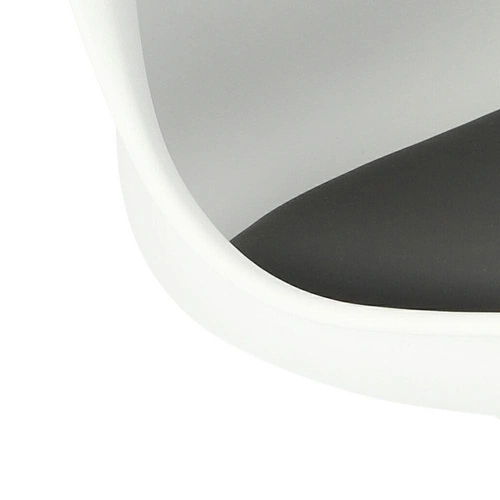 Krzesło Tulip Basic inspirowane Tulip Chair do salonu białe obrotowe z poduszką D2.DESIGN