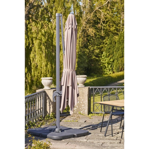 Parasol ogrodowy Baza piaskowy House Nordic aluminiowy składany 295 cm