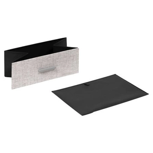 Komoda z szufladami Granite szara 104 cm nowoczesna na nóżkach do salonu i sypialni 5five