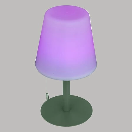 Lampka nocna LED Zack zielona Atmosphera nowoczesna akumulatorowa do sypialni i na taras