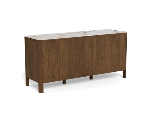 Komoda Southampton 160 cm nowoczesna z szufladami dąb dymiony do salonu