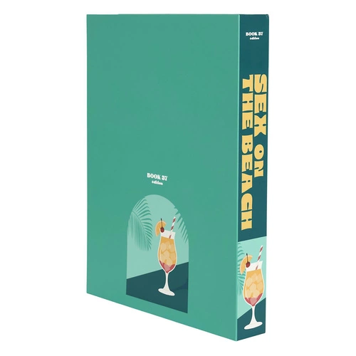 Intesi pudełko ozdobne książka Sex on the beach morska dekoracyjne do salonu lub sypialni