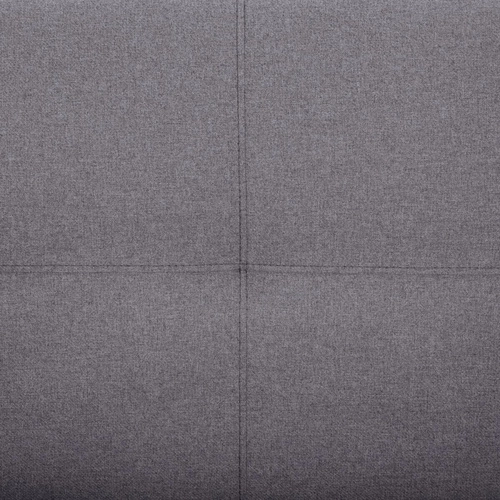 Sofa rozkładana z funkcją spania Dohan 3 osobowa szara aksamitna do salonu styl skandynawski Atmosphera