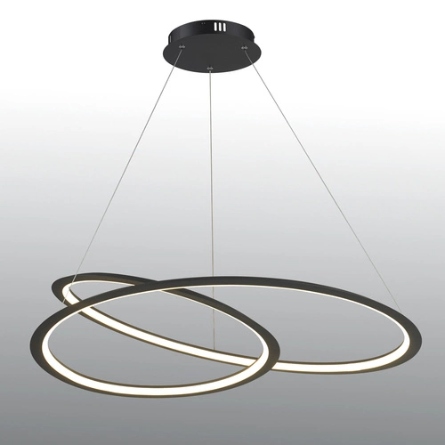 Lampa wisząca SPIRELLO ledowa czarna 80