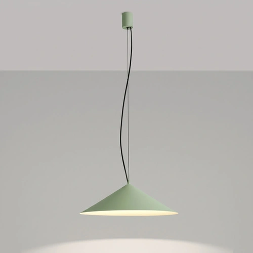 Lampa wisząca LED FINT szałwiowa regulowana do salonu 50 cm