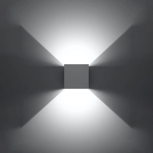 Kinkiet ścienny LED Luca biały nowoczesny aluminiowy do salonu, sypialni i na taras IP54