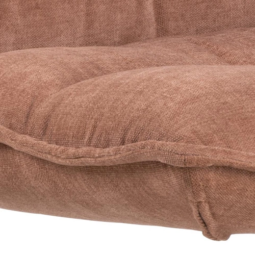 Fotel wypoczynkowy Blizzard obrotowy welur różowy do salonu retro nowoczesny Actona