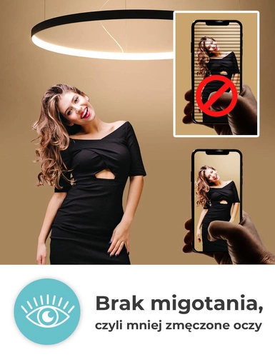 Plafon sufitowy LED Rio 110 biały okrągły nowoczesny do salonu i kuchni Thoro