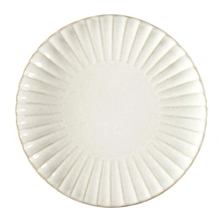 Intesi Vlora talerz obiadowy 27 cm beżowy ceramiczny do jadalni